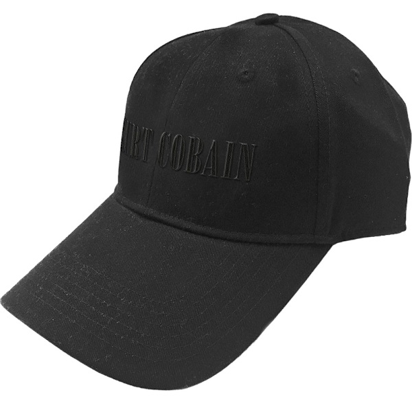 Kurt Cobain Unisex Vuxen Logo Baseball Cap En Storlek Svart Black One Size