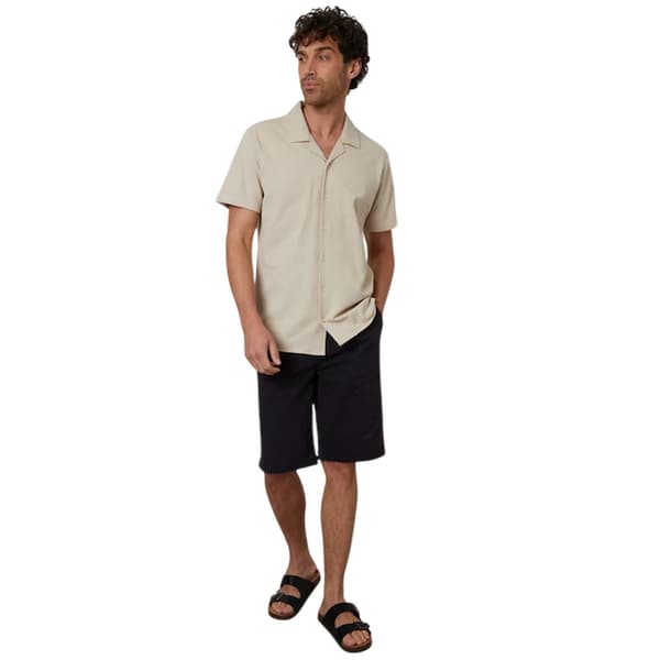 Threadbare Herr Kaylian Regular Kortärmad Skjorta S Stone Stone S