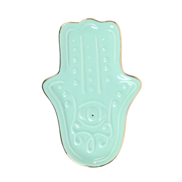 Something Different Hamsa Hand Rökelsehållare En Storlek Blå Blue One Size