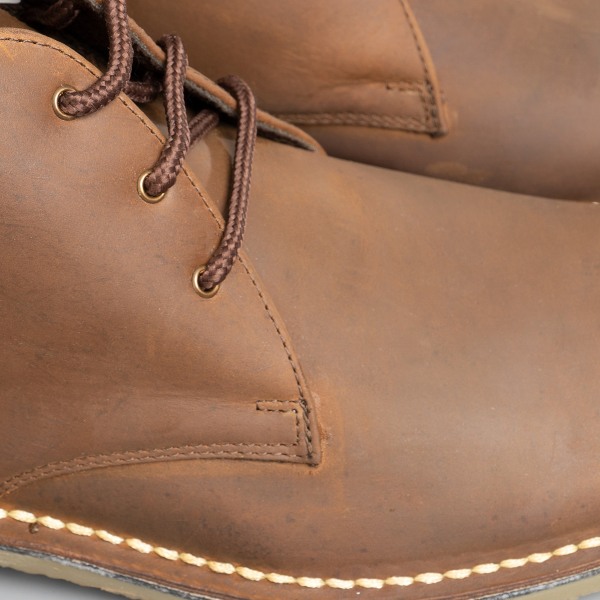 Roamers Mens Waxy Leather Fulfit Desert Boots 12 UK Brown Brown 12 UK