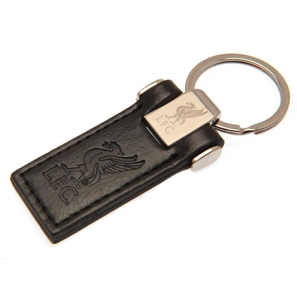 Liverpool FC Lädernyckelring One Size Svart Black One Size