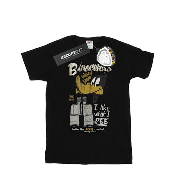 Looney Tunes Boys Daffy Duck Kikare T-shirt 7-8 år Svart Black 7-8 Years