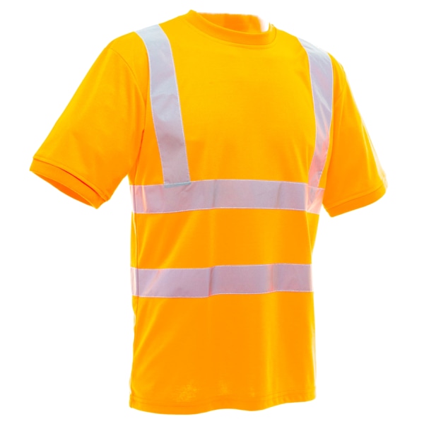 Yoko Hi-Vis kortärmad T-shirt dam/dam (förpackning om 2) S Hi Hi Vis Orange S