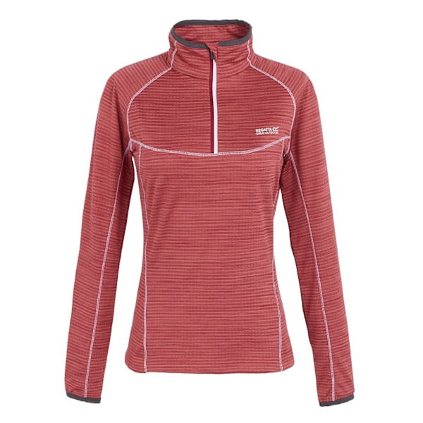Regatta Yonder II Halvzippade Fleece-Topp för Kvinnor Storlek 16 UK Rumba Rumba Red 16 UK