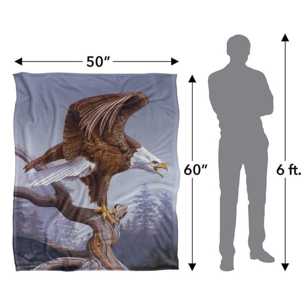 JQ Licensing Jg Silky Eagle Supersoft-filt One Size Flerfärgad Multicoloured One Size