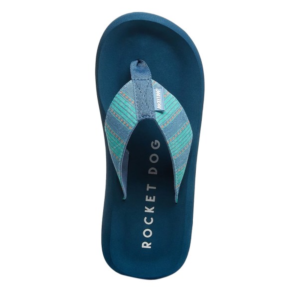 Rocket Dog Dam/Dam Spotlight Rome Flip Flops 3 UK Blå Blue 3 UK