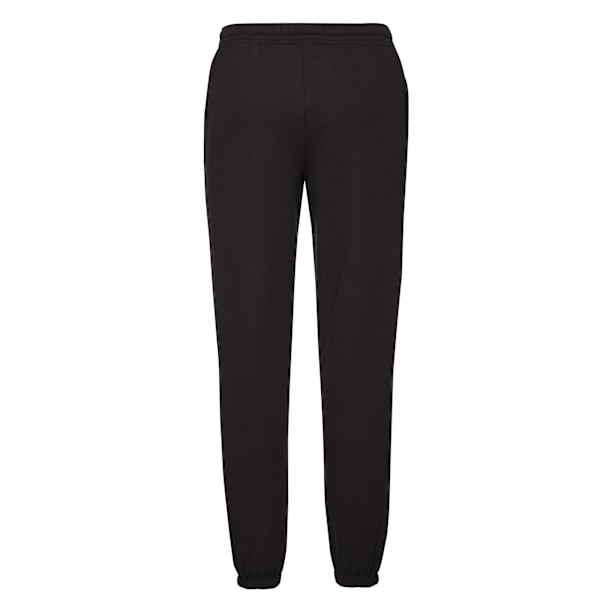 Fruit of the Loom Herr Joggingbyxor med Elastiska Muddar L Svart Black L