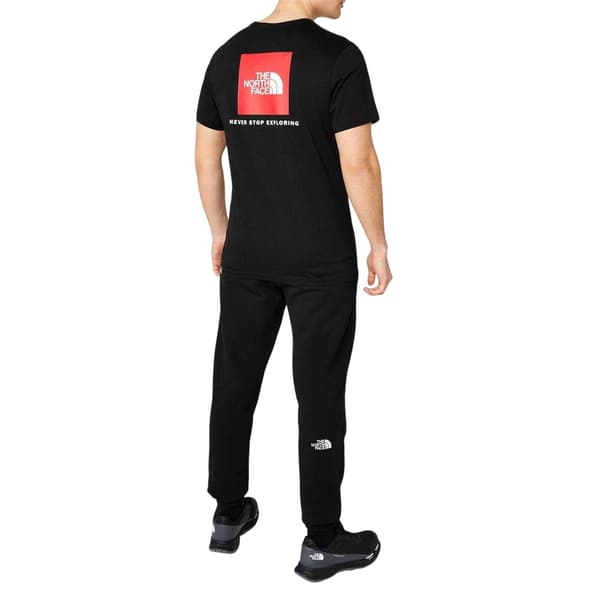 The North Face Herr Never Stop Exploring Regular T-Shirt M Svart Black/Red M
