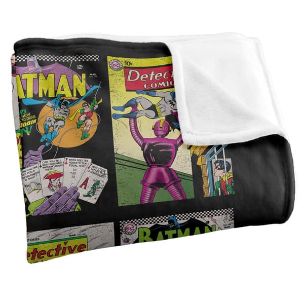 Batman Detective Comics Filt med Blandade Mönster One Size Multi Multicoloured One Size