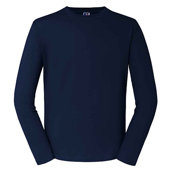 Russell Unisex Vuxen Klassisk Långärmad T-shirt 4XL Fransk Marinblå French Navy 4XL