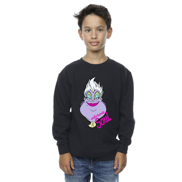 Disney Boys Villains Ursula Unfortunate Soul Sweatshirt 5-6 År Black 5-6 Years