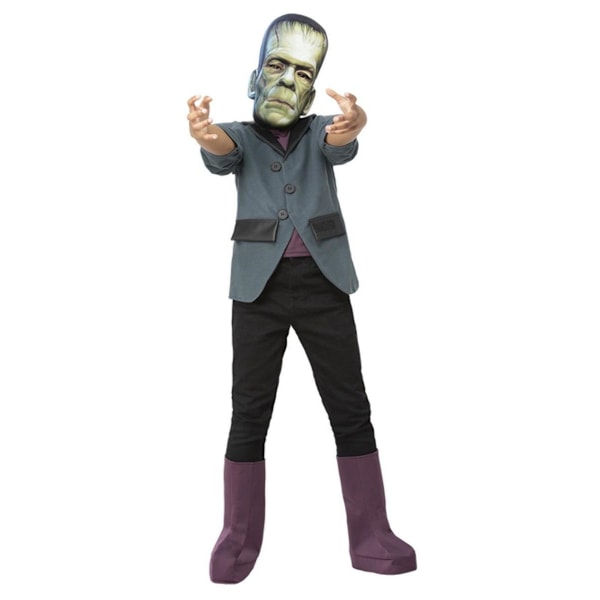 Universal Monsters Frankenstein Kostymset för Pojkar 4-6 År Svart Black/Green 4-6 Years