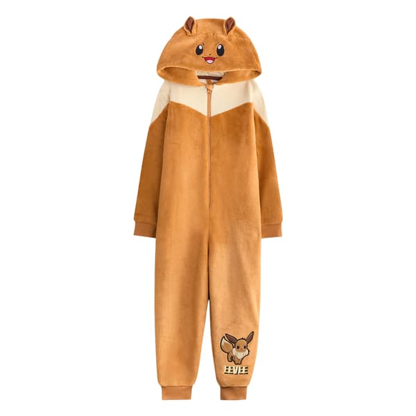 Pokemon Flickor Eevee Bodysuit 11-12 År Brun Brown 11-12 Years