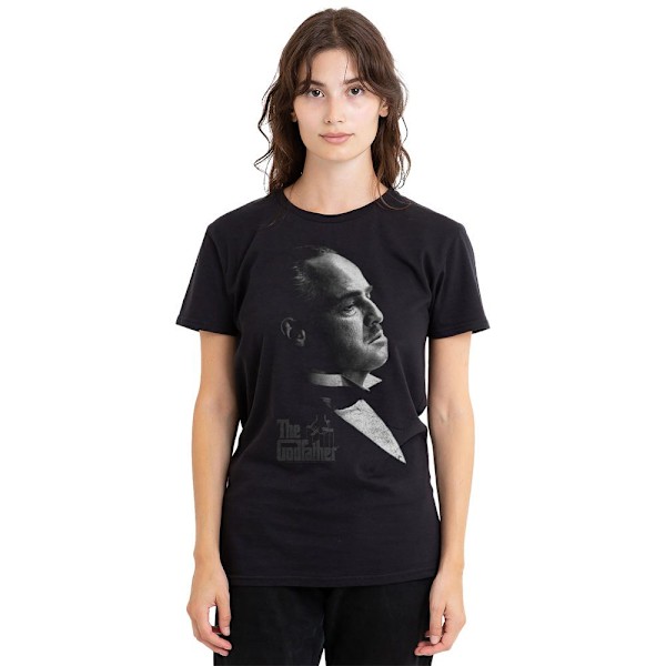 The Godfather Unisex Vuxen Don Vito Corleone Grafisk T-Shirt M Black M
