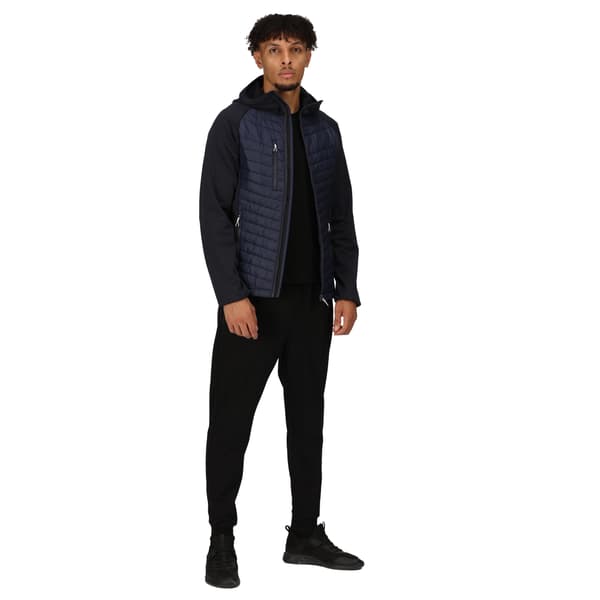 Regatta Herr Navigate Quilted Hybridjacka 4XL Marinblå/Sälgrå Navy/Seal Grey 4XL
