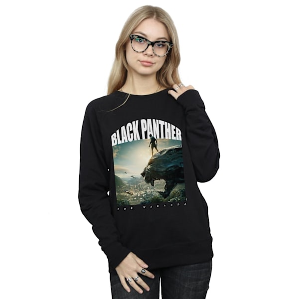 Marvel Womens/Ladies Black Panther For Wakanda Sweatshirt S Bla Black S