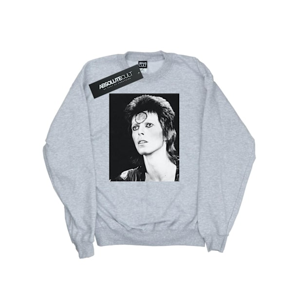 David Bowie Herr Ziggy Looking Sweatshirt XL Sports Grey Sports Grey XL