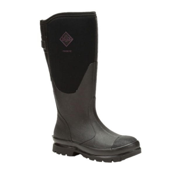 Muck Boots Womens Chore Justerbara Höga Wellingtonstövlar 8 UK B Black 8 UK