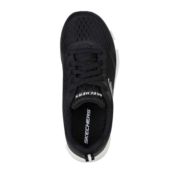 Skechers Barn/Kids Microspec Max Träningsskor 4 UK Svart/Vit Black/White 4 UK