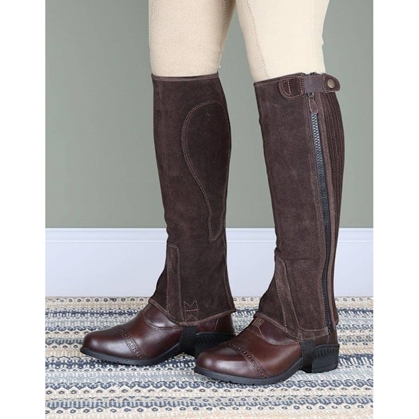 Moretta Unisex Adult Suede Half Chaps M Brun Brown M