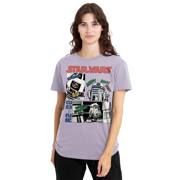 Star Wars Dam/Dam Beep Boop R2-D2 T-shirt M Lavendel Lavender M