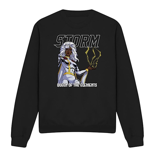 X-Men Unisex Vuxen Queen Of The Elements Storm Sweatshirt M Bla Black M