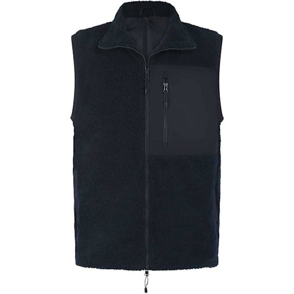 Front Row Unisex Vuxen Sherpa Återvunnen Väst XL Marinblå Navy XL