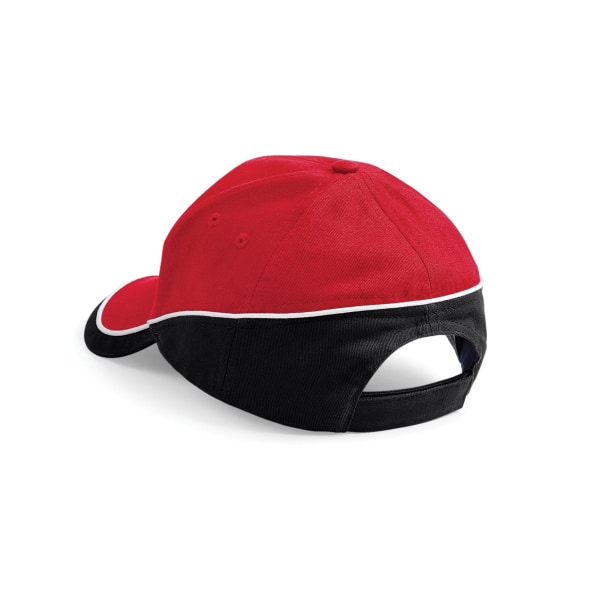 Beechfield Teamwear Competition Cap One Size Classic Röd/Svart/ Classic Red/Black/White One Size