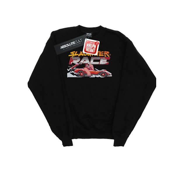 Disney Boys Wreck It Ralph Slaughter Race Sweatshirt 7-8 år Black 7-8 Years