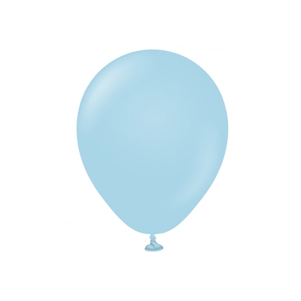 Kalisan Latex Plain Balloon (Förpackning om 100) En Storlek Blå Blue One Size