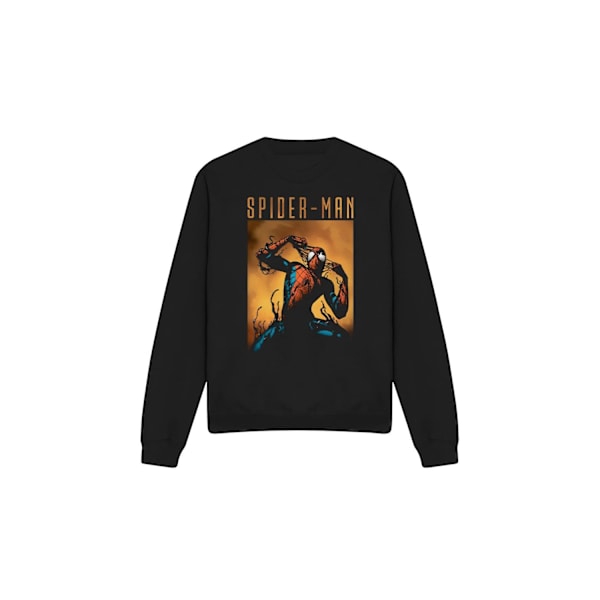 Spider-Man Unisex Vuxen Creeping Venom Tröja XL Svart Black XL