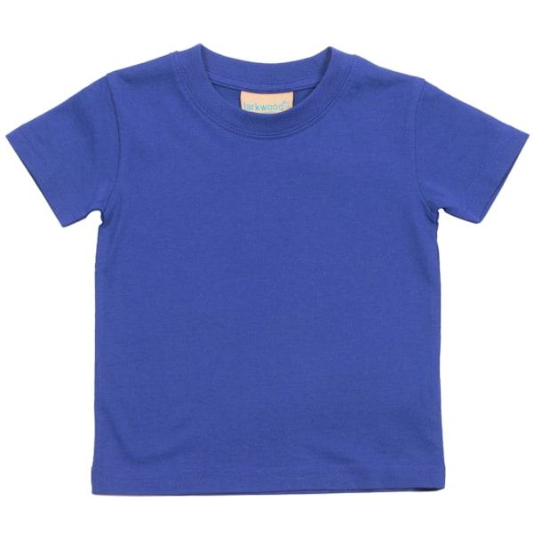 Larkwood Baby/Barn T-shirt med rund hals / Skoluniform 18-24 Ro Royal 18-24