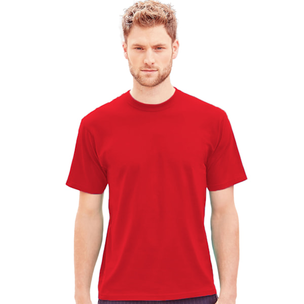 Jerzees Colours Classic T-shirt för män, kortärmad, XS, klarröd Bright Red XS