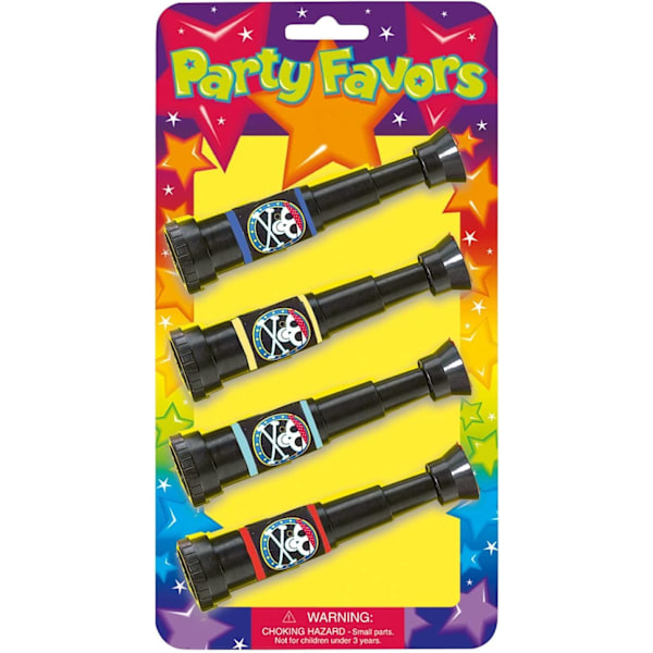 Amscan Pirat Teleskop Kalasartiklar (4-pack) One Size Svart Black One Size