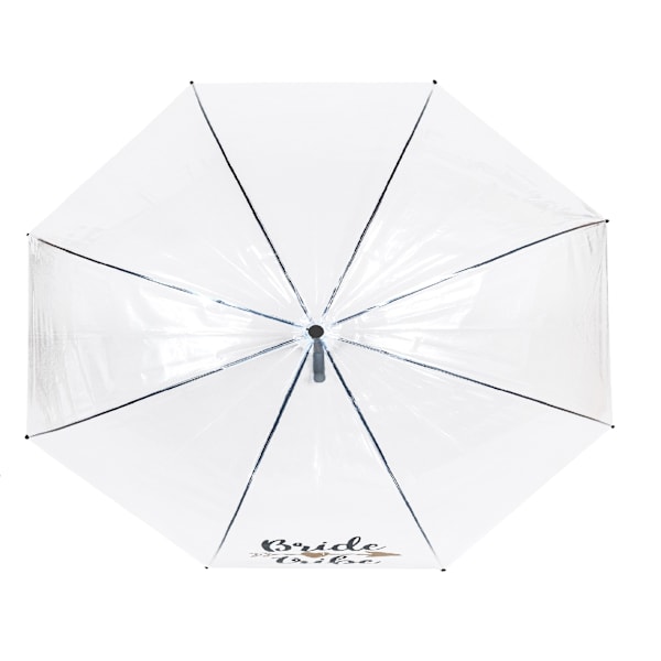 X-Brella Dam/Damer Brudstam Dome Paraply En Storlek Genomskinlig Clear One Size