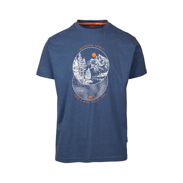 Trespass Flagel Casual T-shirt XXL Indigo Blue Marl Indigo Blue Marl XXL
