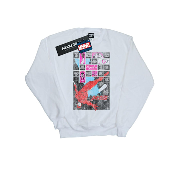 Marvel Herr Daredevil Comic Panels Sweatshirt S Vit White S