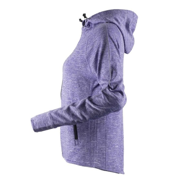 Tombo Teamsport Dam/Dam Lightweight Löparhoodie Med Reflextejp XS Lila Marl Purple Marl XS