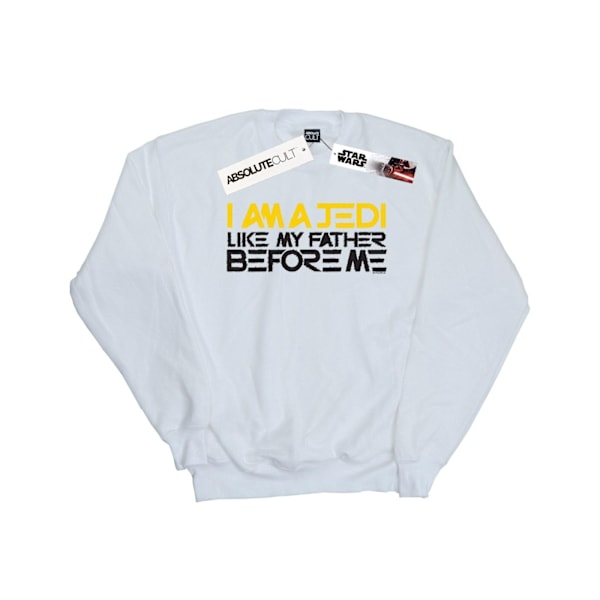 Star Wars Girls I Am A Jedi Sweatshirt 7-8 år Vit White 7-8 Years