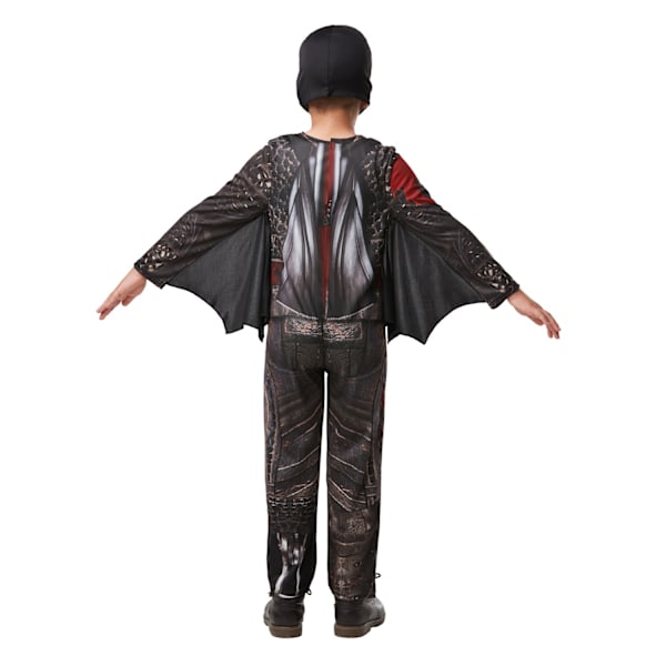 Hur man tränar din drake Barn/Barn Deluxe Hiccup Battlesui Grey 3-4 Years