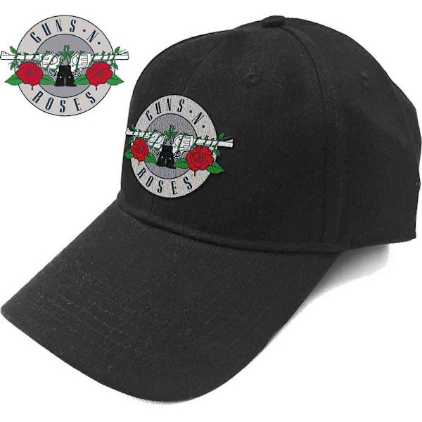 Guns N Roses Unisex Vuxen Cirkellogotyp Baseballkeps One Size Bla Black/Silver One Size