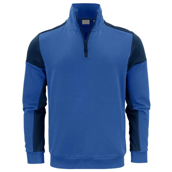 Printer PRIME Herr Kontrast Half Zip Sweatshirt S Svart/Antracit Black/Anthracite S
