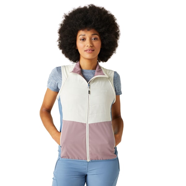 Regatta Dam/Kvinnor Steren II Hybrid Jacka 16 UK Vit/Heather White/Heather Blue 16 UK
