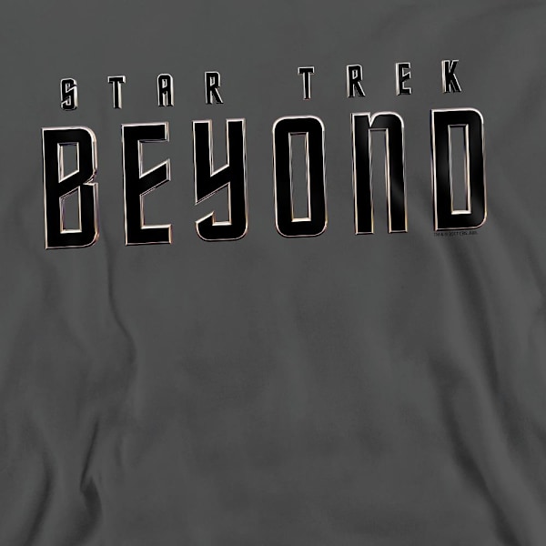 Star Trek Beyond Unisex Vuxen Tröja XL Kolgrå Charcoal XL