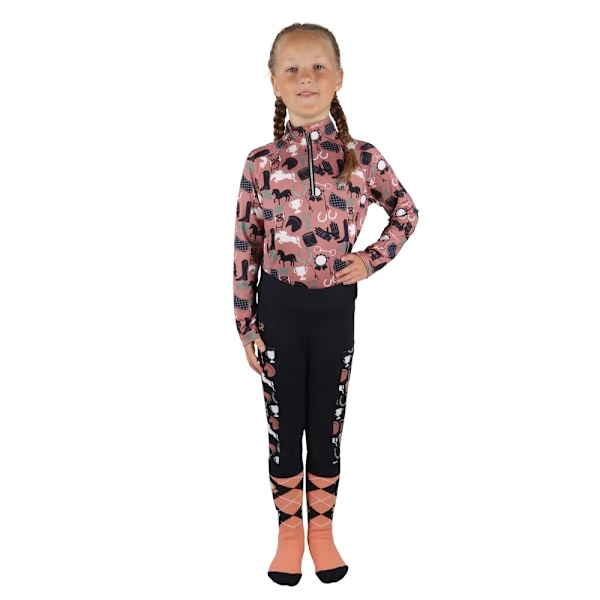 Little Rider Flickor Pony Passion Baslager Topp 7-8 År Blush/ Blush/Navy 7-8 Years