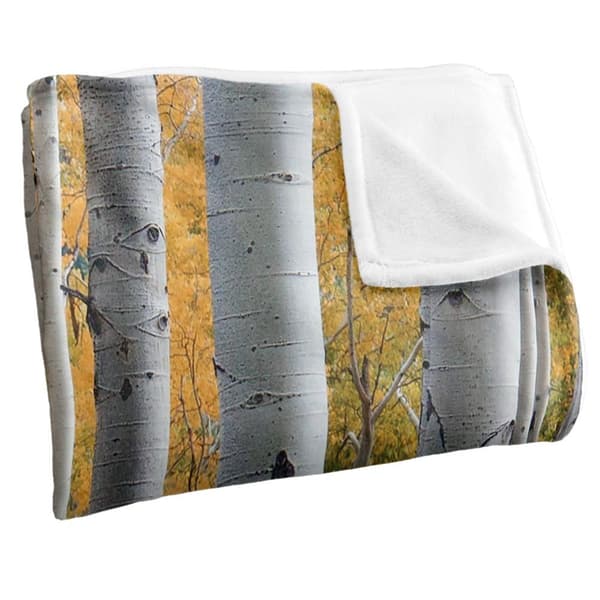 JQ Licensing James Piazza Silky Birch Trees Supersoft Filt O Multicoloured One Size