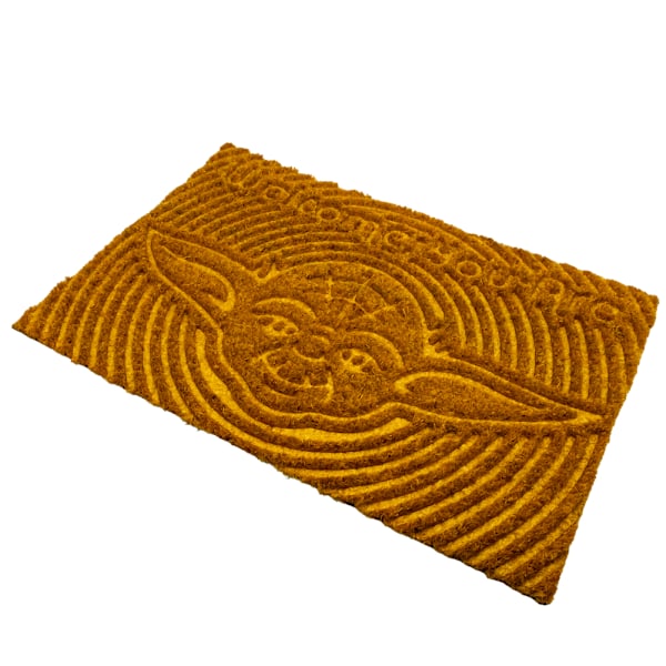 Star Wars Välkommen Du Är Präglad Yoda Dörrmatta En Storlek Brun Brown/Yellow One Size
