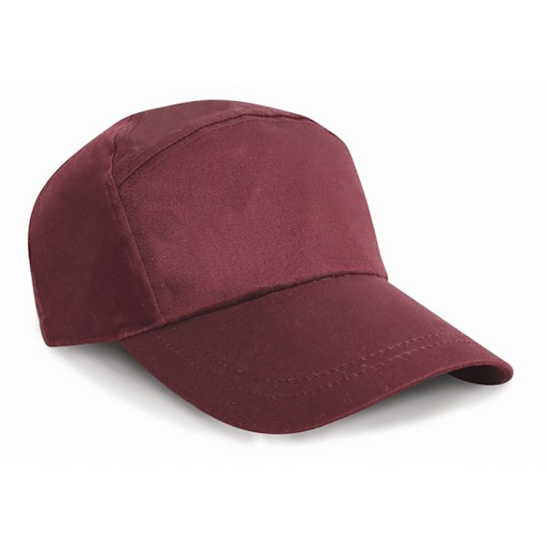 Result Unisex Enfärgad Baseballkeps One Size Burgundy Burgundy One Size