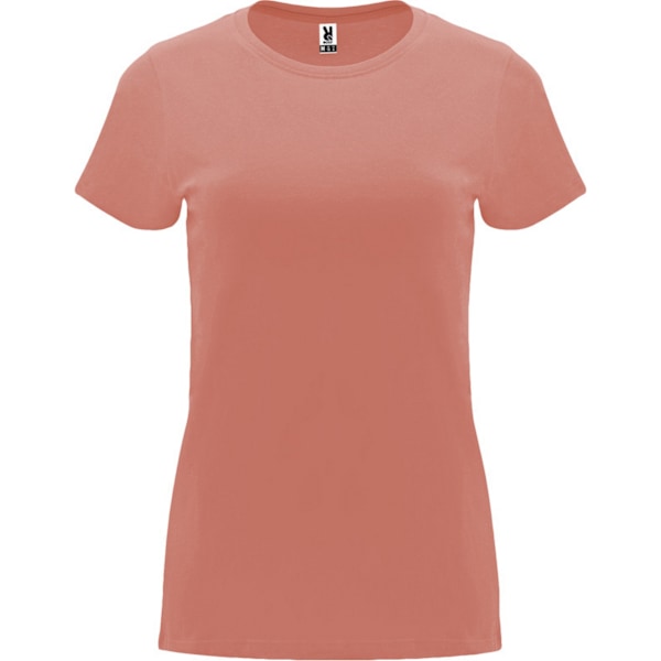 Roly Dam/Kvinnor Capri Kortärmad T-shirt M Lera Orange Clay Orange M