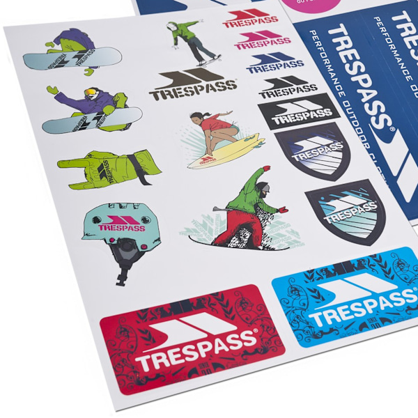 Trespass Die Cut Sticker Kit One Size Multi Multi One Size